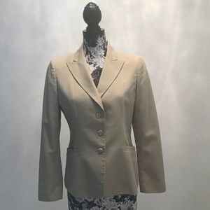 Classic Nude Tahari Blazer